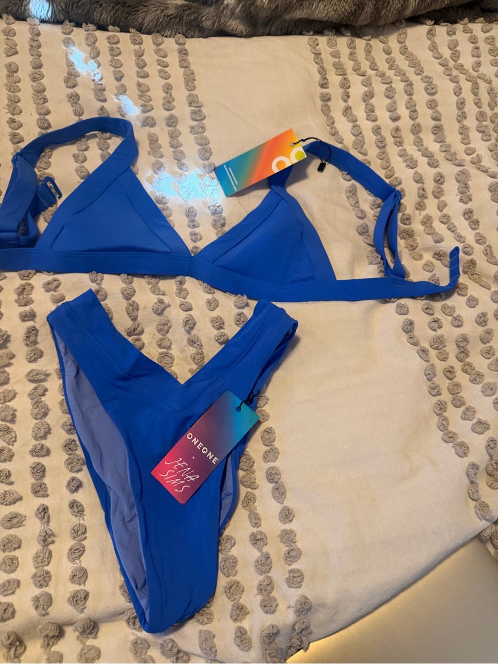 OneOne Royal Blue Triangle Bikini Set